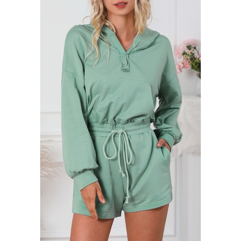 French Hoodie Romper